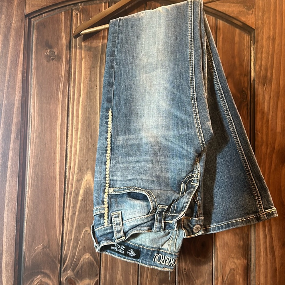 Women’s rock and roll riding jeans